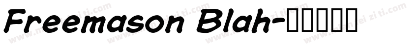 Freemason Blah字体转换
